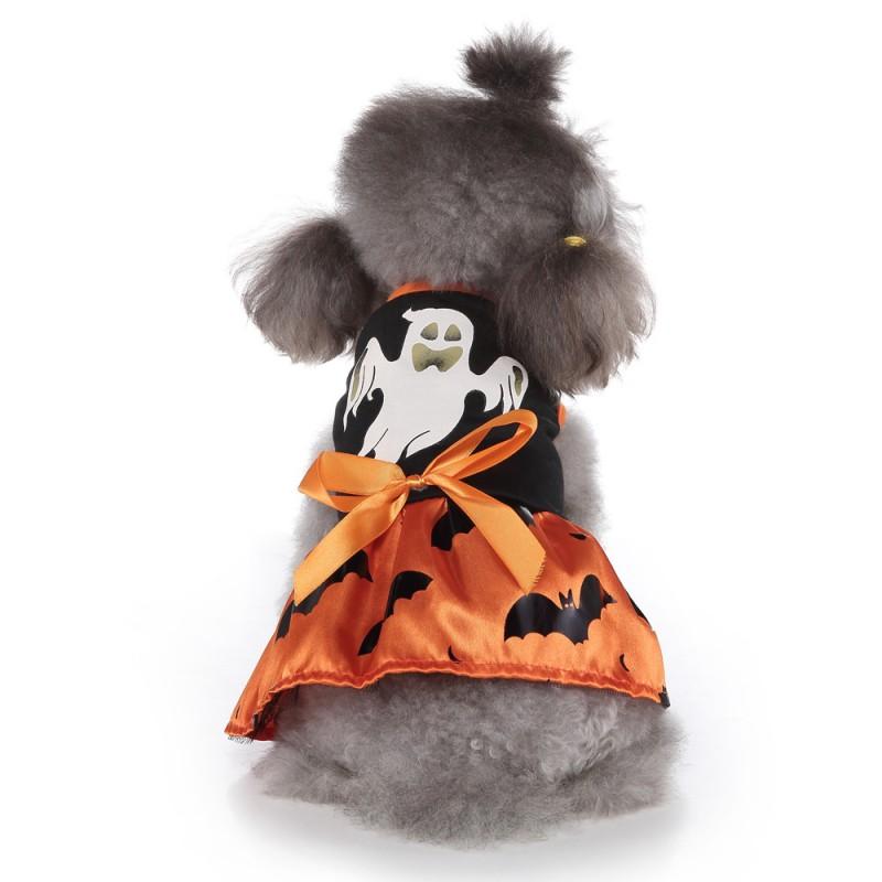Halloween Christmas Pet Dog Costume Wizard Bat Skirt Teddy Funny Outfit Small Medium Dogs