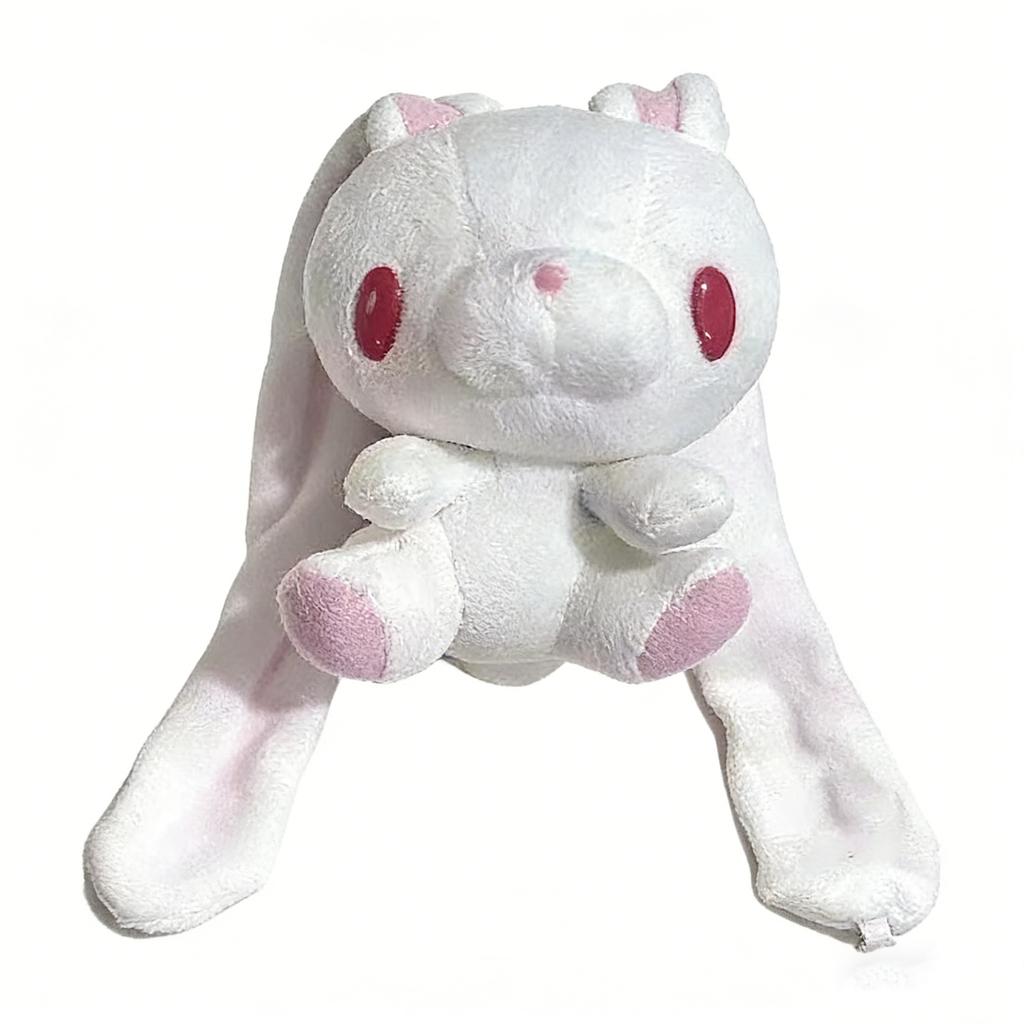 Cute Red Eye Rabbit Plush Pendant Japanese Cartoon Stuffed Doll Portable Keychain Sweet Backpack Hanging Accessory Daily