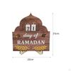 Ramadan-Dekoration, Holzfigur, Kunsthandwerk, Kalender, Statue, Tischdekoration für den Flur