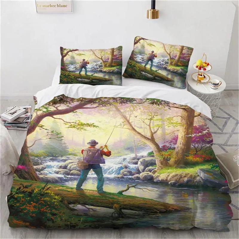Starry Sky Art Down Comforter Set Bedding Set 3-piece Duvet Cover Set