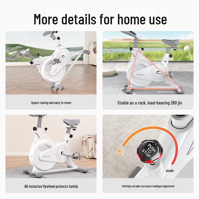 Silent Indoor Exercise Bike: Dynamic Home Fitness Equipment