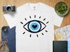 Böser Blick Spirituelle Ästhetik Esoterisch Mystisch Themen-Unisex-T-Shirt, böser Blick Hamsa Vibes, schöne Hudoshians, böser Blick Spirituelle Ästhetik