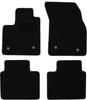 Czarne welurowe dywaniki podłogowe do: Ford Focus MK4 hatchback, sedan, kombi, Turnier, Turnier Active (2018-)