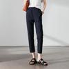 SOFSIL Women's Cotton Linen Blend Cropped Casual Pants