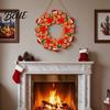 Santa Claus Wall Art Christmas Wooden Hanging Pendant Festive Ornaments with Hemp Rope for Tree Rustic Farmhouse Window Fireplace Decoration,