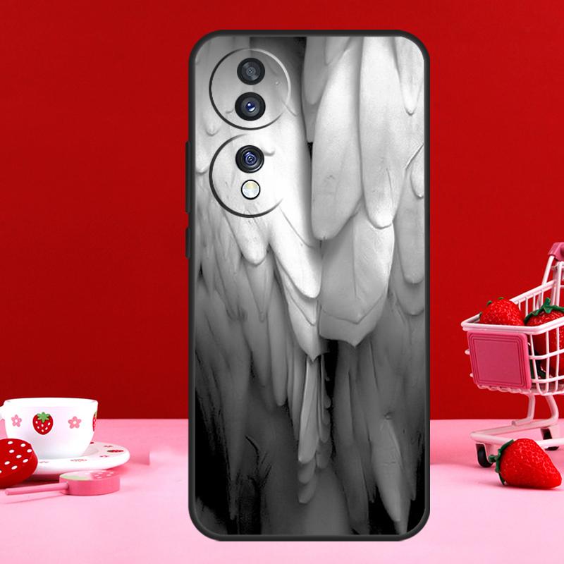 Angel Wings Painting Case For Honor Magic 6 5 Pro 50 70 90 Lite X6 X7 X8 X9 X6a X7a X8a X9a X8b X9b Back Cover