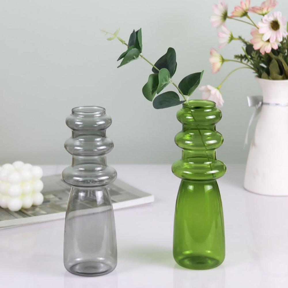 Creative Nordic Style Colored Glass Vases Perfect for Home Living Room Decorations Flower Arrangements Water Nourishing Vases