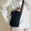 Casual  Drawstring Bag Purse Water Cup Cover Water Cup Bag Solid Color Water Bottle Holde Nylon Shoulder Bag Outdoor