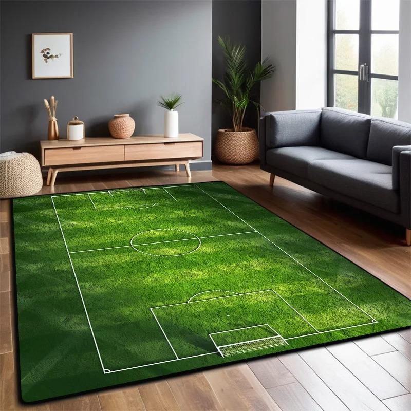 Football Field Carpet Living Room Foldable Big Size Floor Mats Non-slip Play Mat for Children Soccer Bedroom Machine Washable