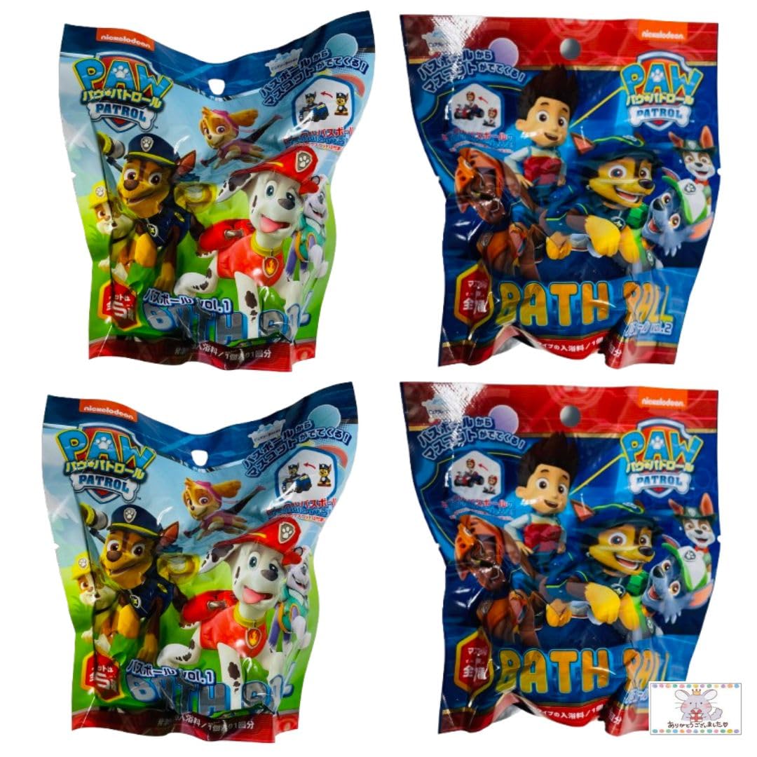 

[Оптовая закупка (2 каждого типа)] Набор шариков для ванны Paw Patrol Vol.1 и Vol.2 по специальной цене