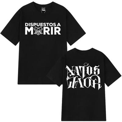 Rapper NATOS WAOR Read A Deir Vintage T-Shirt, Herren- und Damenmode Hip-Hop Sommer Übergröße Modisches Freizeit-T-Shirt