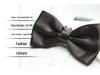 Solid Color Formal Wedding Bow Tie for Men - Customizable Logo and Multi-Color Options
