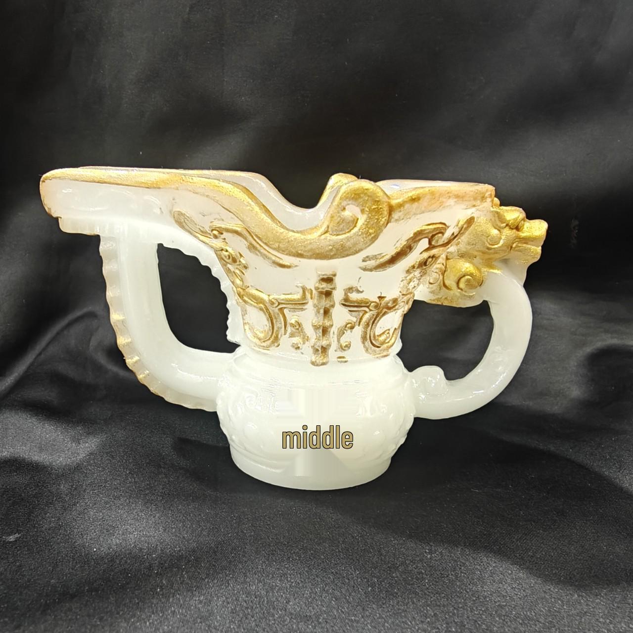 

Luminous Resin Dragon Horn Cup: Home & Office Decorative Ornament Gift 32185366