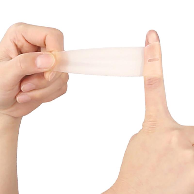 Silicone Finger Protective Patch Wrapping Compression Waterproof Finger Patch Finger Pain Relief Soft Bandage Breathable
