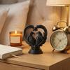 Ornamenti Doppi Corvi Stampati 3D, Teschio Stile Scuro e Figura Amore, Decorazioni Corvo Gotico per Casa Scrivania Libreria Regalo Halloween Decor