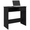 Vidaxl Desk, Black, 80X40X75 Cm, Wood-Based Material
