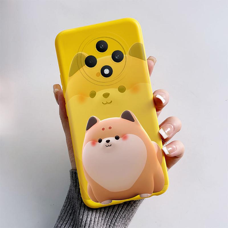 For Oppo Reno 12F 4G Case CPH2687 Cute Astronaut Painted Soft Silicone Cover For Oppo Reno12 F Reno 12 FS Reno12F 5G Case Shell