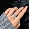 Natural Explosion Topaz Amethyst Citrine Ring S925 Silver Light Luxury Jewelry Main Stone 10 * 14mm Fashion Gift