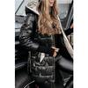 Parka Giacca Imbottita in Cotone da Donna con Cappuccio Capospalla Invernale Spessa Calda Tasche Zip Piumino Antivento Lunghezza Media Cappotto