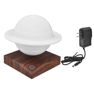 3D Printing Magnetic Levitation Floating LED Saturn Lamp Night Light with 3 Color Modes