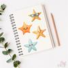 50Pcs/Set Starfish Emoji Series 01 Stickers DIY Fashion Waterproof Doodle Decals Stickers