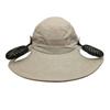 Adjustable Neck Hanging USB Fan Bucket Hat With UPF50+ Sun Protection For Outdoor Camping Hiking And Beach Activity