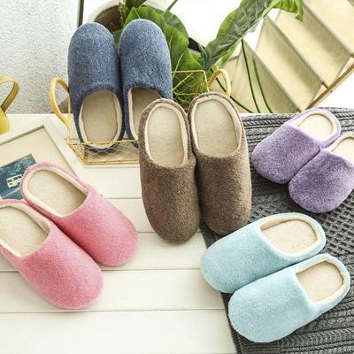 Winter Warm Full Slippers Slippers Cotton Sheep Lovers Home Slippers Indoor House Shoes Woman