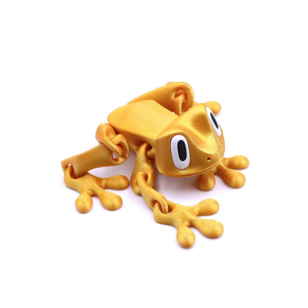 3D Printed Articulated Magnetic Tree Frog Toy Ornament