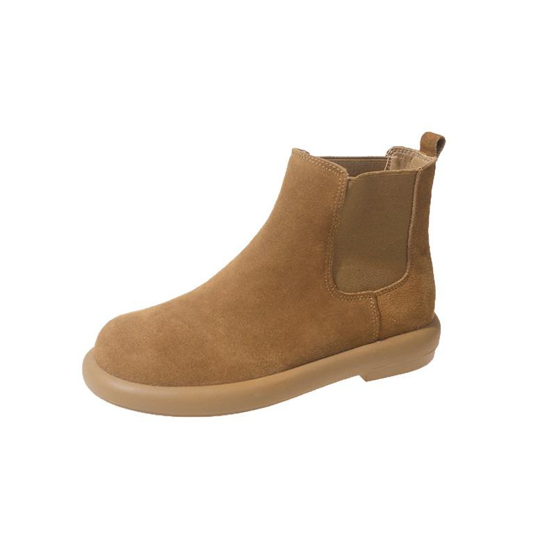 Fashion Flats Women Short Boots Comfortable Shoes for Woman Designer Suede Classical Shoes 2025 Winter Casual New Ankle Boots De Mujer