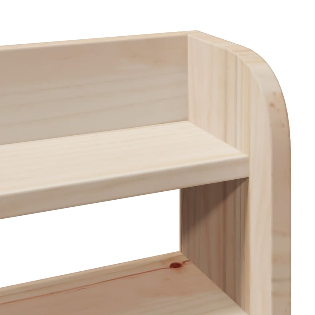 Solid Wood Bed Without Mattress 150 X 200 Cm Pine Wood