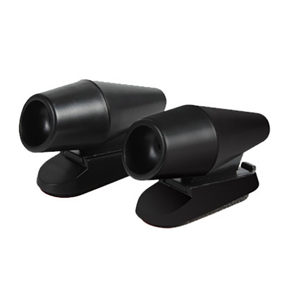 

1pair Ultrasonic Warning Wind Horns Anti-Collision Deer Warning Repeller Outdoor Protection A-Black
