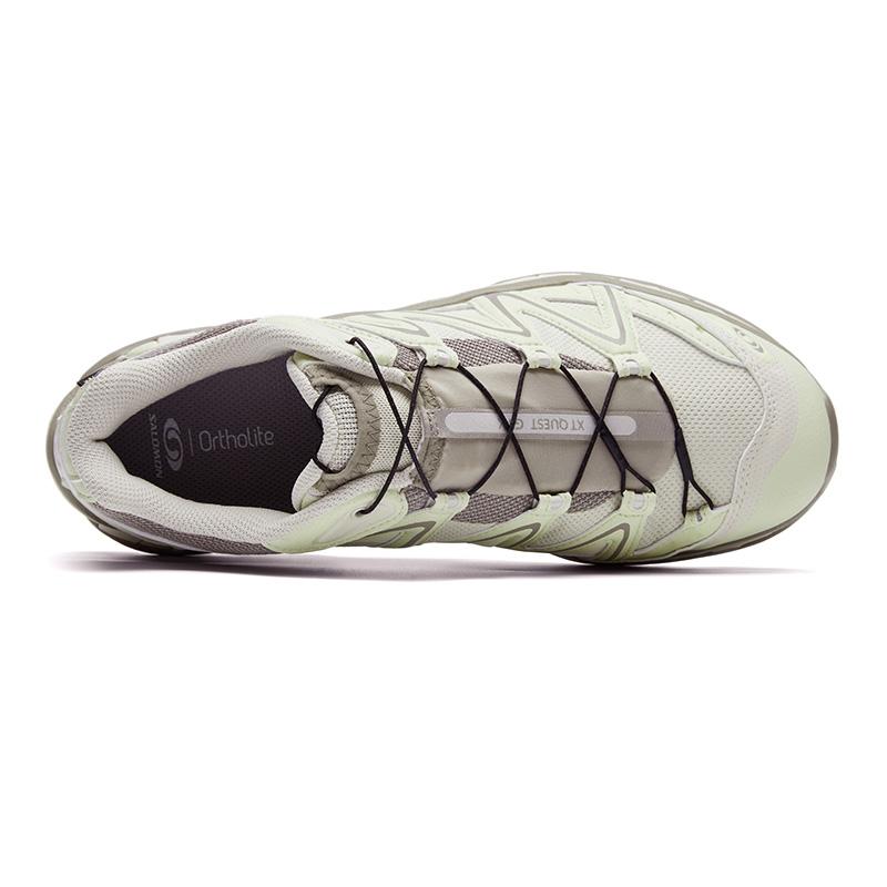 New SALOMON XT-Quest Anti-Slip And Wear-Resistant Water-Resistant Low-Top Running Shoes Unisex Light Green 477809