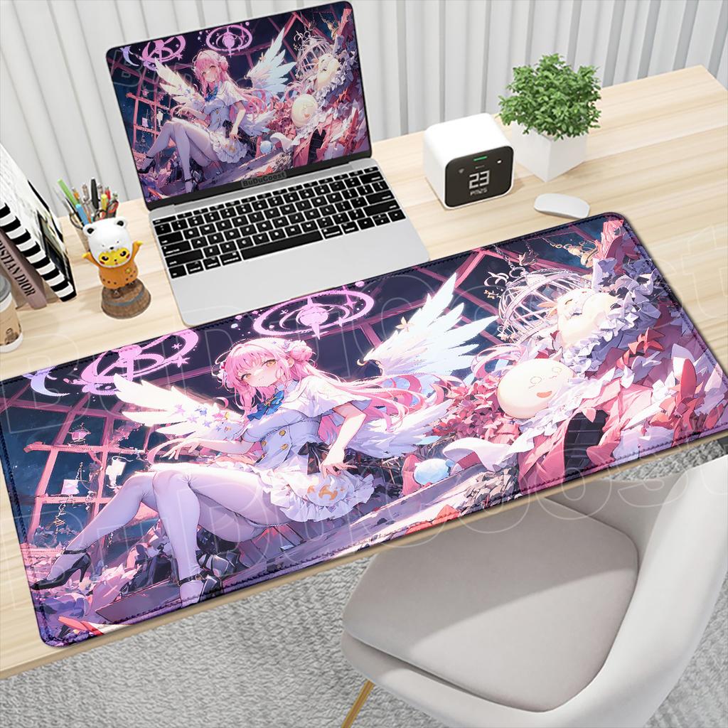 HD Blue Archive Misono Mika Printing Mousepad desktop protection pad Office accessories Non-slip Keyboard Mat desk organizers