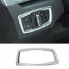 Cover Trim Car Headlight Switch Control 2016-21 Fit For BMW X1 F48 Matte Silver