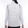 Puma Golf Hyper Stretch Mini Koushi Check FZ Stand Padded White XL Women's Vest, Vest, 624966, Glow,