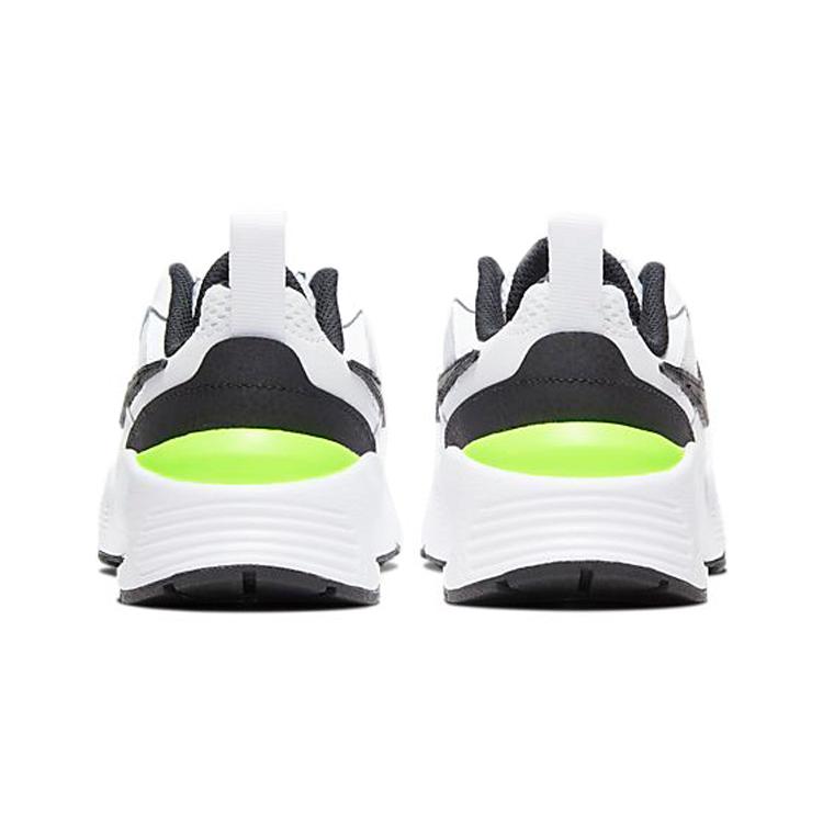 Nike Air Max Fusion Cushioning Abrasion Resistant Breathable Low Top Running Shoes White Black Green Pre School CJ3825-103
