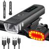Bicycle Light Front 400Lumen Bike Light 1200mAh Waterproof Flashlight USB Charging MTB Road Cycling Lamp Accessories