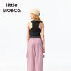 Little MO&Co. Girls' Ribbed Knit Sleeveless Vest