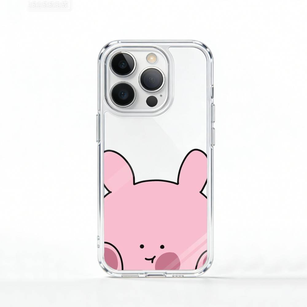 

C-Cute A-Asamimichan Phone Case For iPhone 17 16 15 14 13 12 11 Mini Pro Max Plus Transparent Cover iPhone16plus
