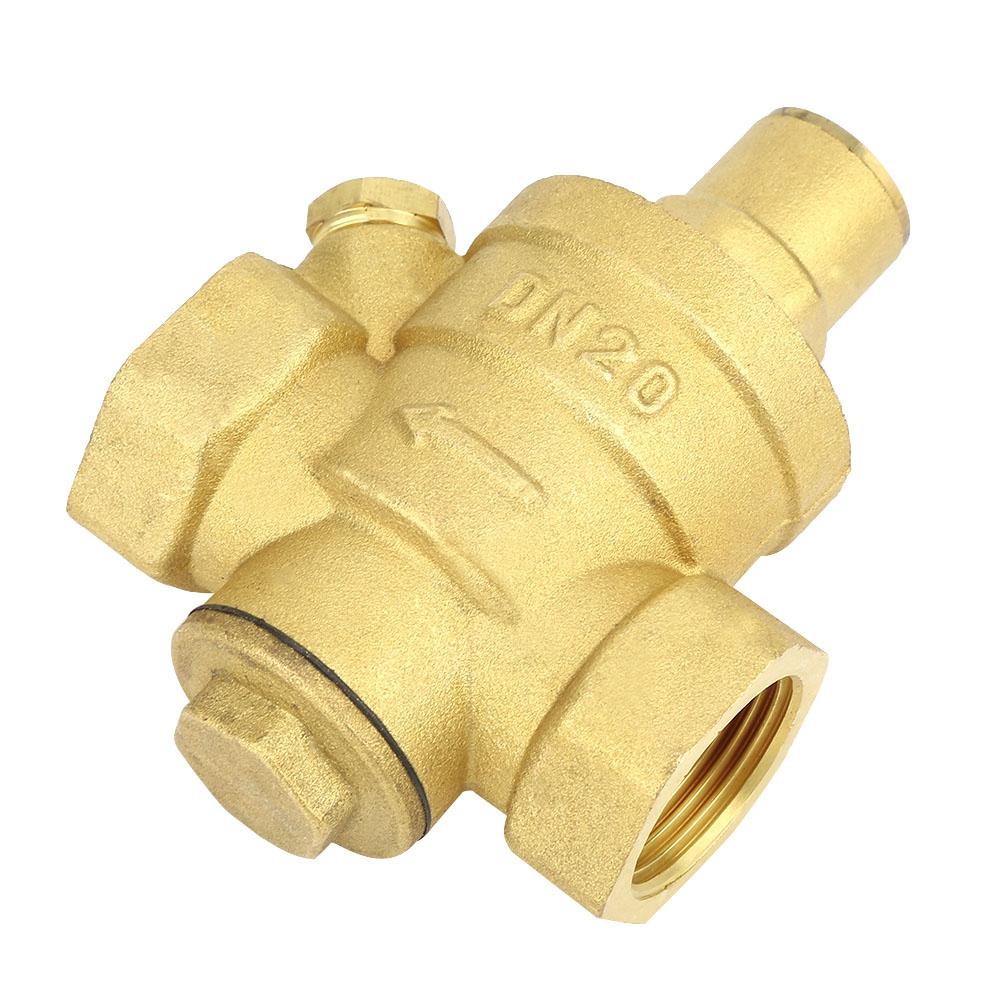 DN20 Adjustable Brass Water Pressure Regulator Regulating Valve
