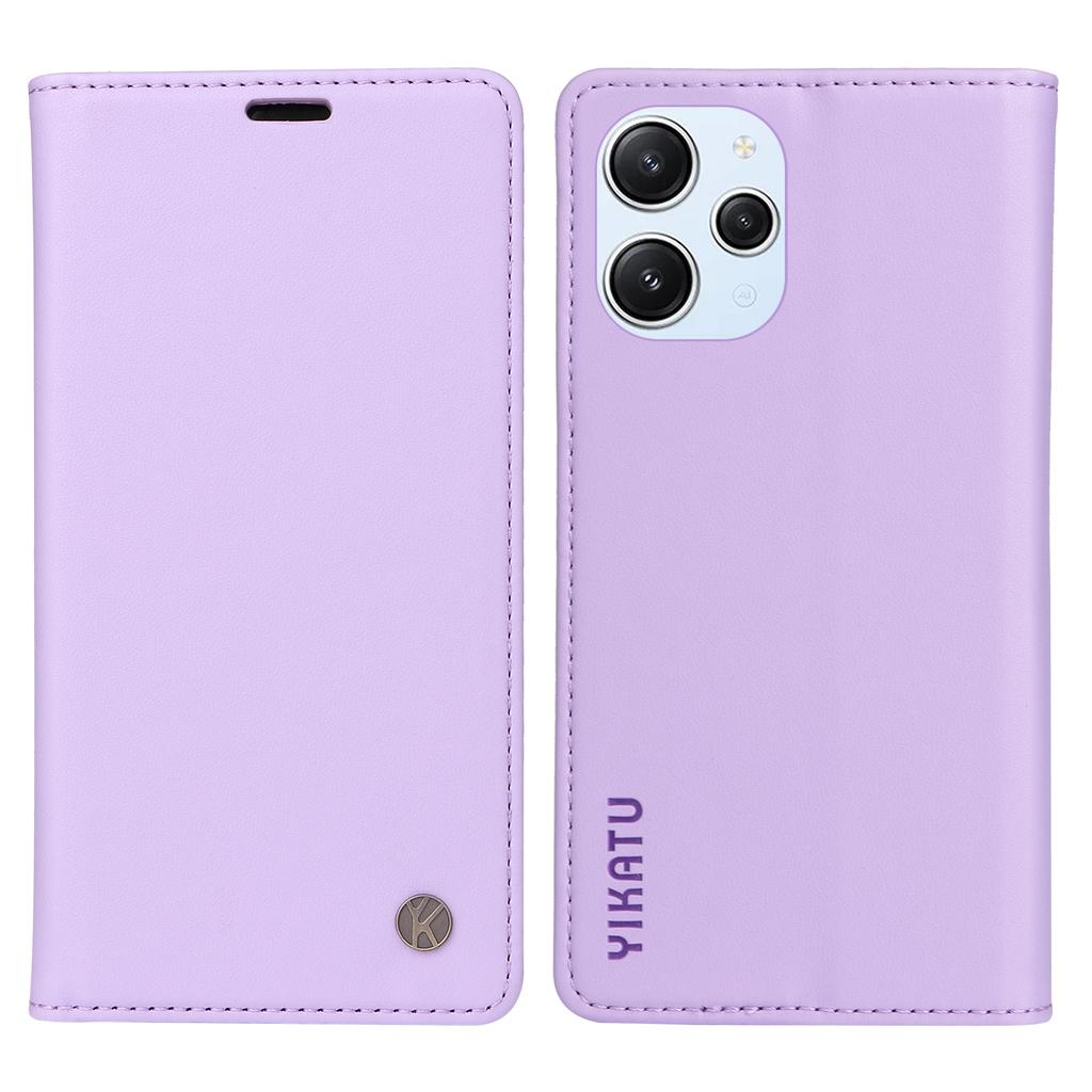 YIKATU YK-001 For Xiaomi Redmi 12 4G/5G (Global)/Poco M6 Pro 5G Leather Case Wallet Phone Cover
