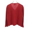 VALENTINO made in Italy Long sleeve V neck knit cardigan 44 Red Women Used