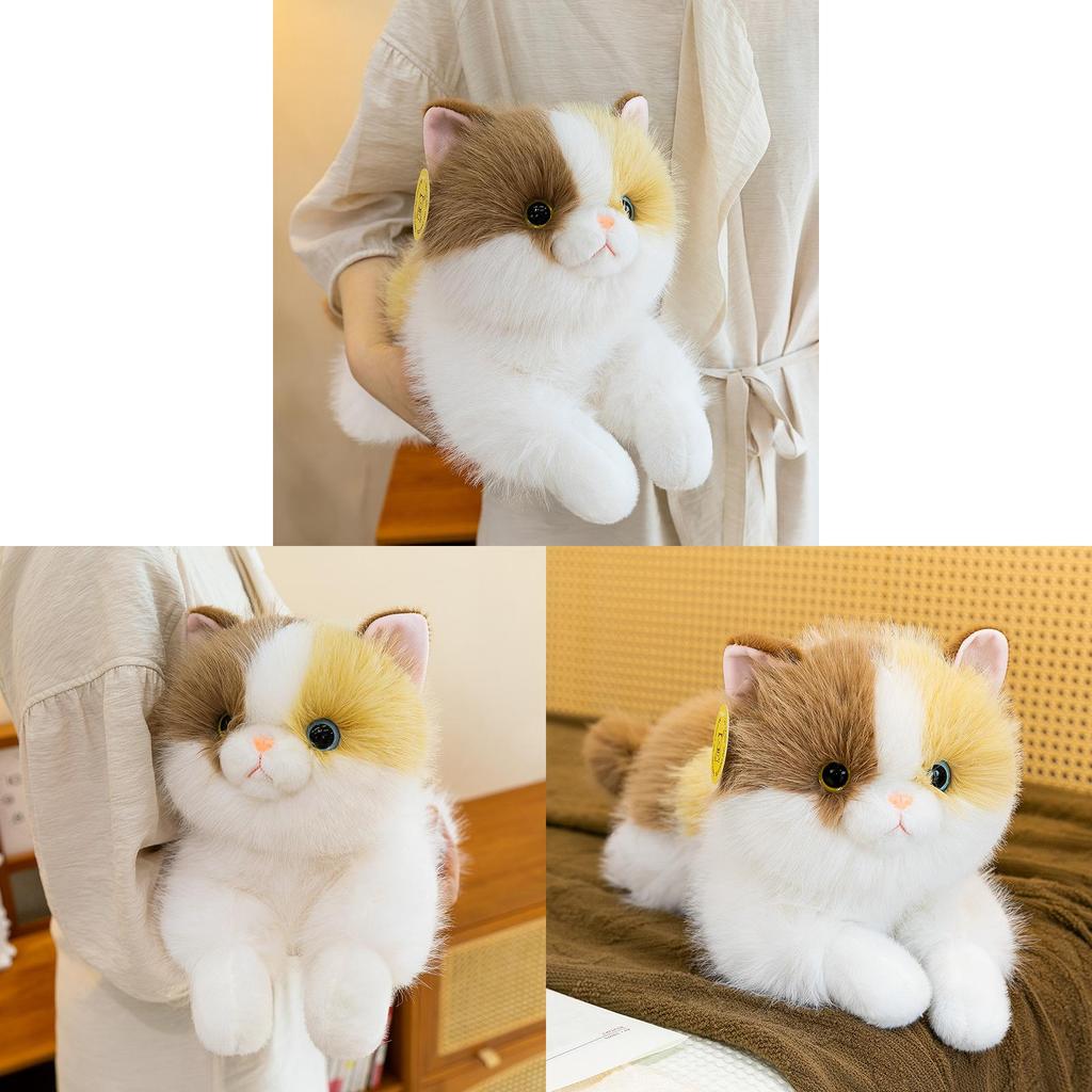 Cartoon Plush Cat Toy With Realistic Sound For Kids And Girls Gift