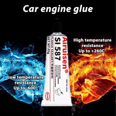 Univerzální 300ml těsnicí tmel pro automobily Super lepidlo Odnímatelné tekuté těsnění Těsnicí lepidlo pro vysoké teploty na produkty automobilů