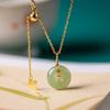 Green Transfer Bead Clavicle Chain Female Necklace   Necklace Korean Style Jewelry