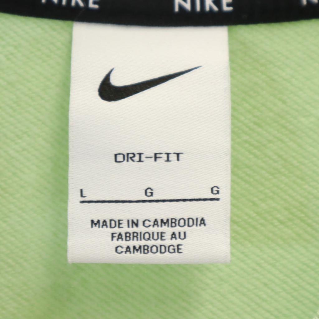 NIKE Long sleeve Tunic length sweat L Yellowish green Women Used