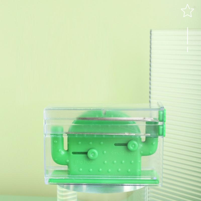 Needle Threader Double-headed Needle Hand Threader Practical Quick Sewing Needle Changer Automatic Needle Threader Tool