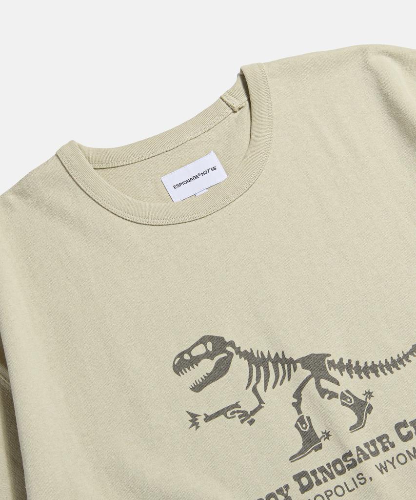 ESPIONAGE Cdc T-Rex Heavyweight Tee Sand