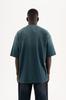 Machinist Men's Oversized T-shirt with a Gradient and Distressed Effect – Olive S