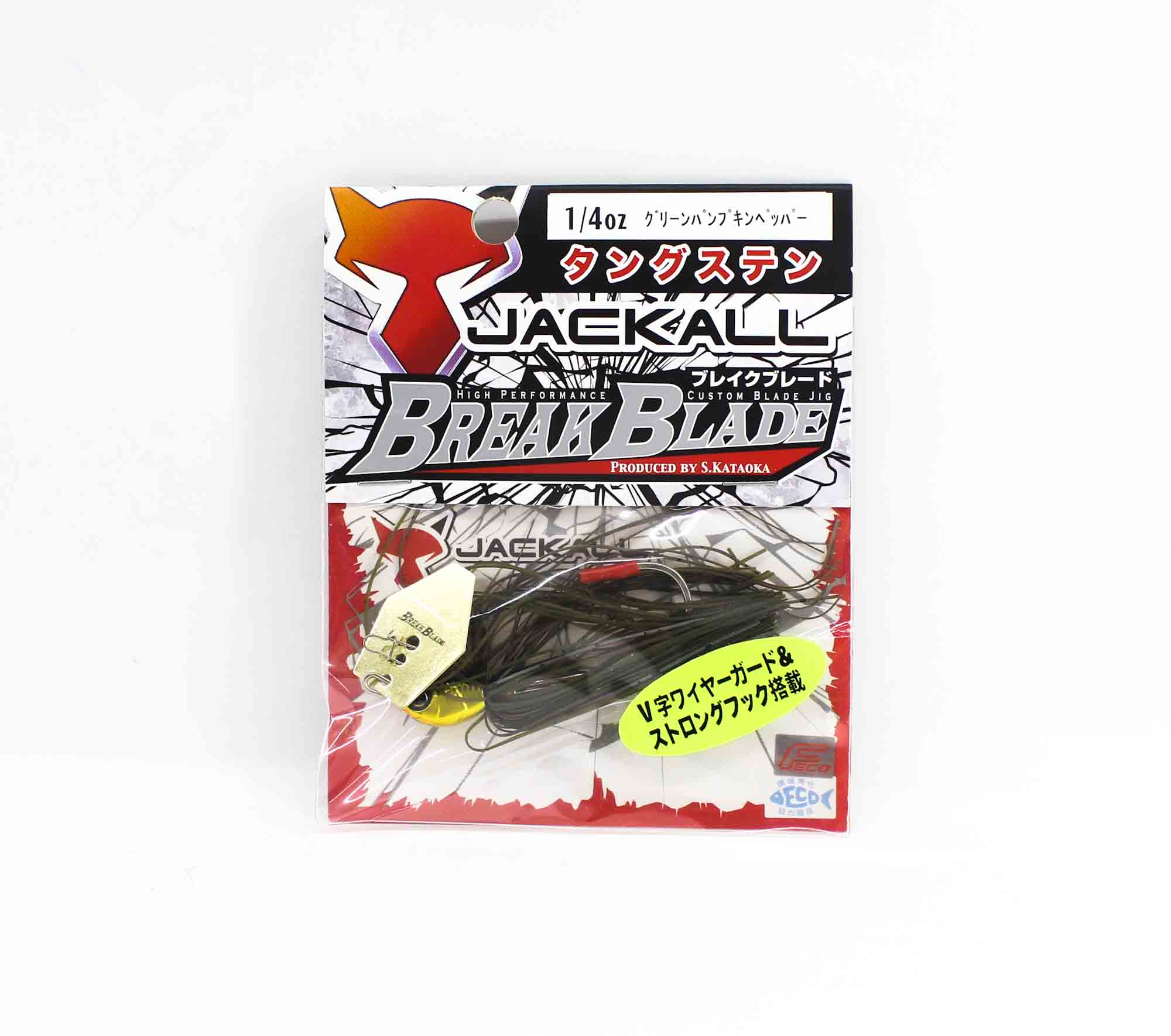 

Jackall Break B Jig 1/4 oz Тонущая приманка Зеленый тыквенный перец (9622)